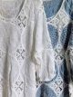 Blouse en dentelle ajourée
