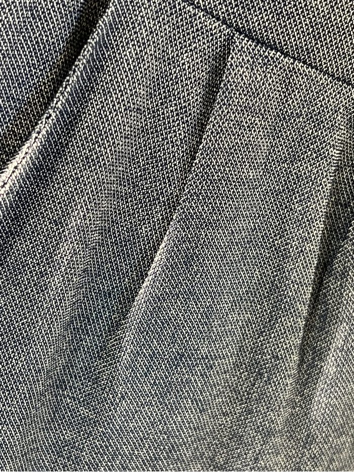 Pantalón recto efecto denim