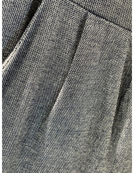 Pantalón recto efecto denim