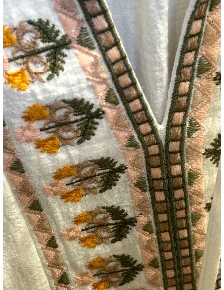 Blusa boho bordado étnico