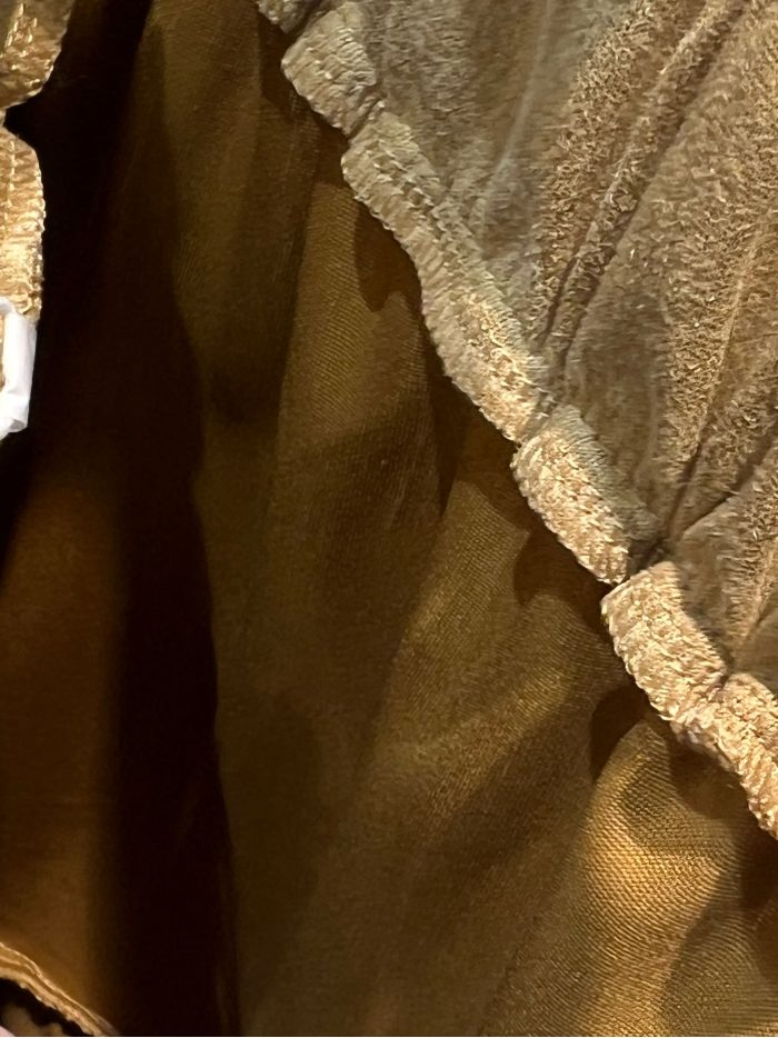 Falda larga efecto antelina calada