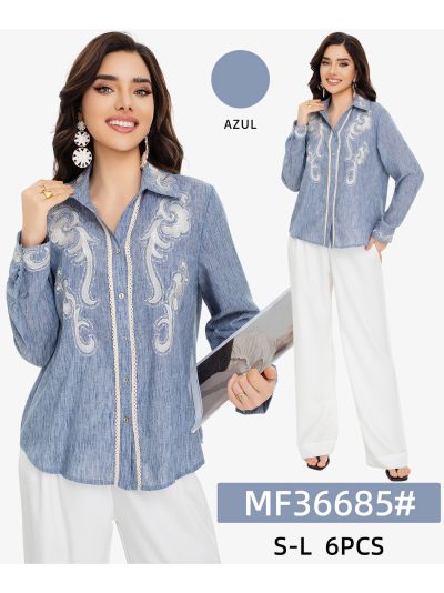 Camisa bordada puntillas 2