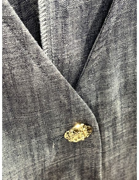 Gilet boutons bijoux