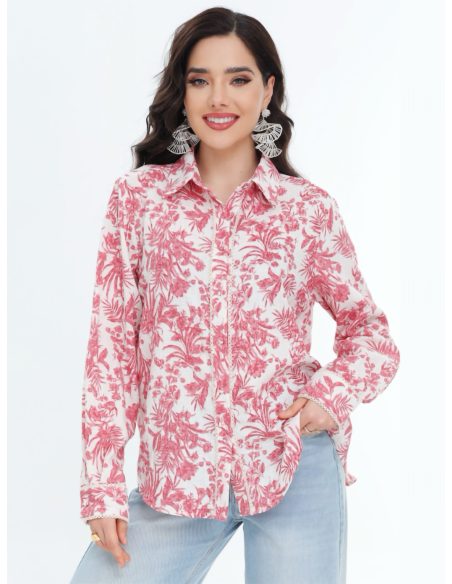 Camisa estampado tropical