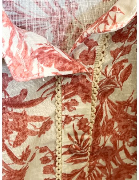 Camisa estampado tropical