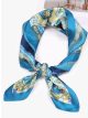 Pañuelo pequeño efecto seda estampado