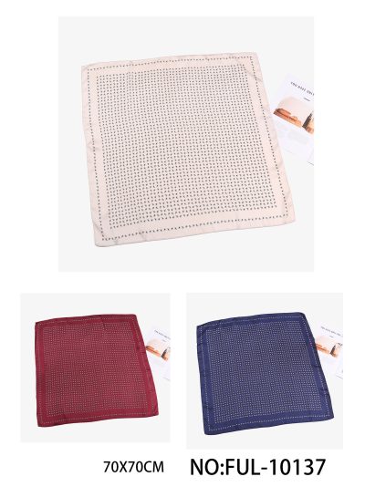 Pañuelo pequeño efecto seda mini paisley 2