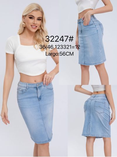 Jupe en jean basique 2