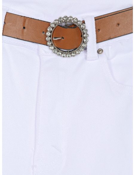 Jeans flare cinturón