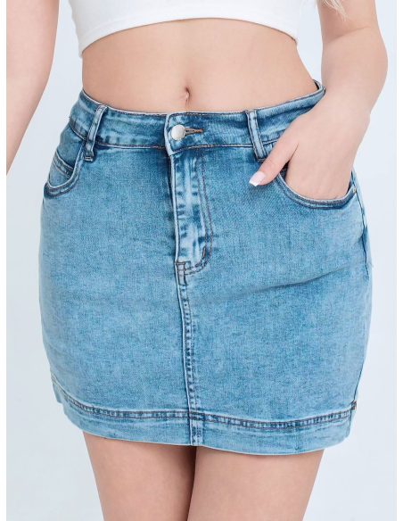 Short falda denim