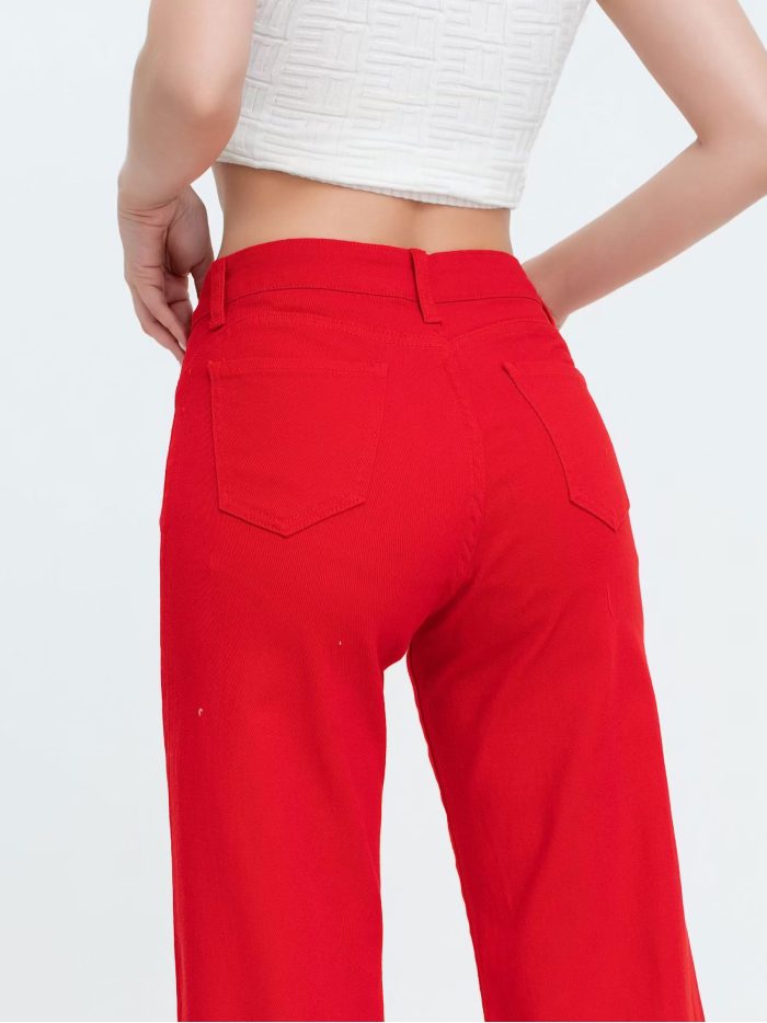 Weit geschnittene Jeanshose