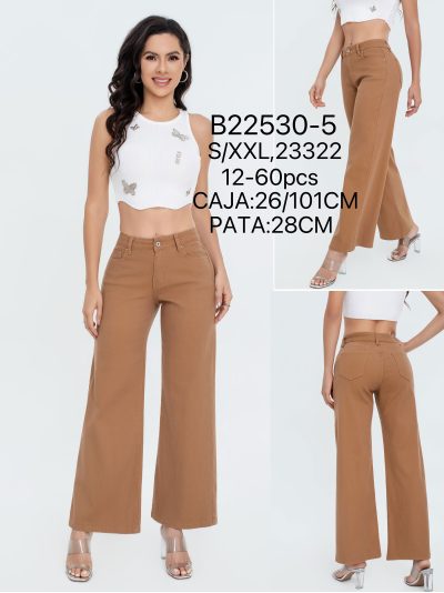 Pantalón vaquero wide leg 2