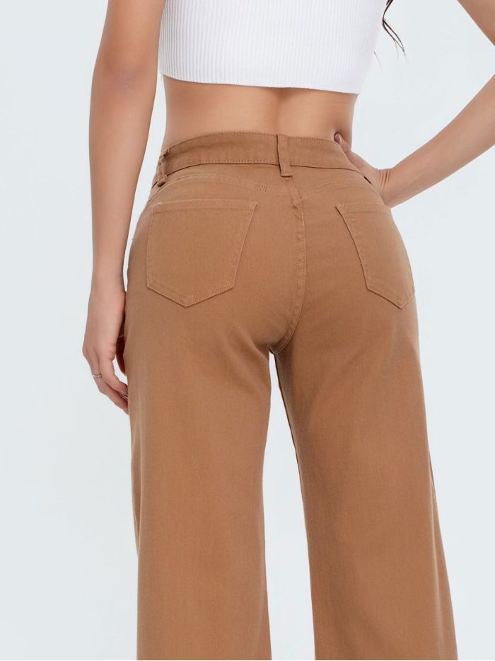 Weit geschnittene Jeanshose