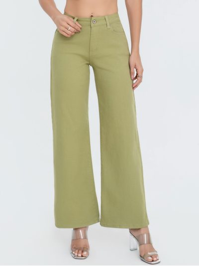 Pantalón vaquero wide leg