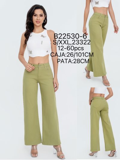 Pantalón vaquero wide leg 2
