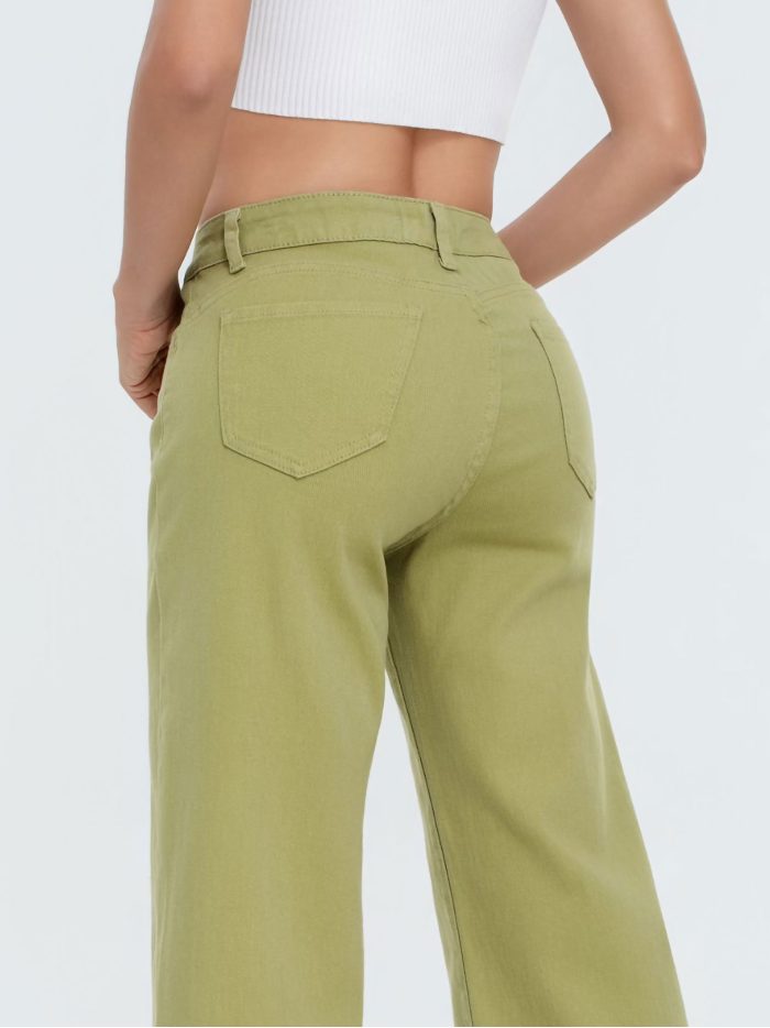 Weit geschnittene Jeanshose