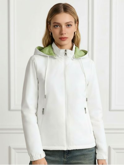 Chaqueta reversible acolchada capucha