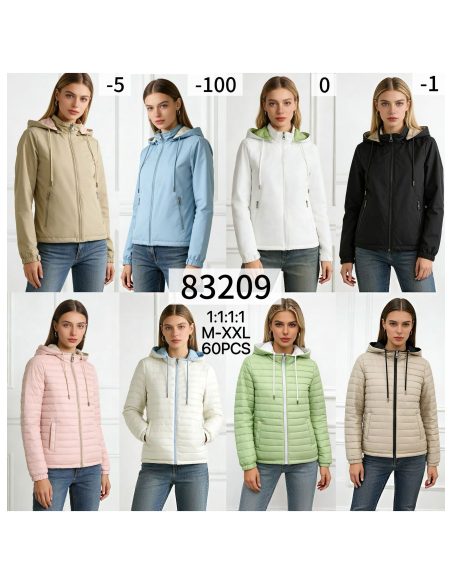 Giacca trapuntata reversibile con cappuccio