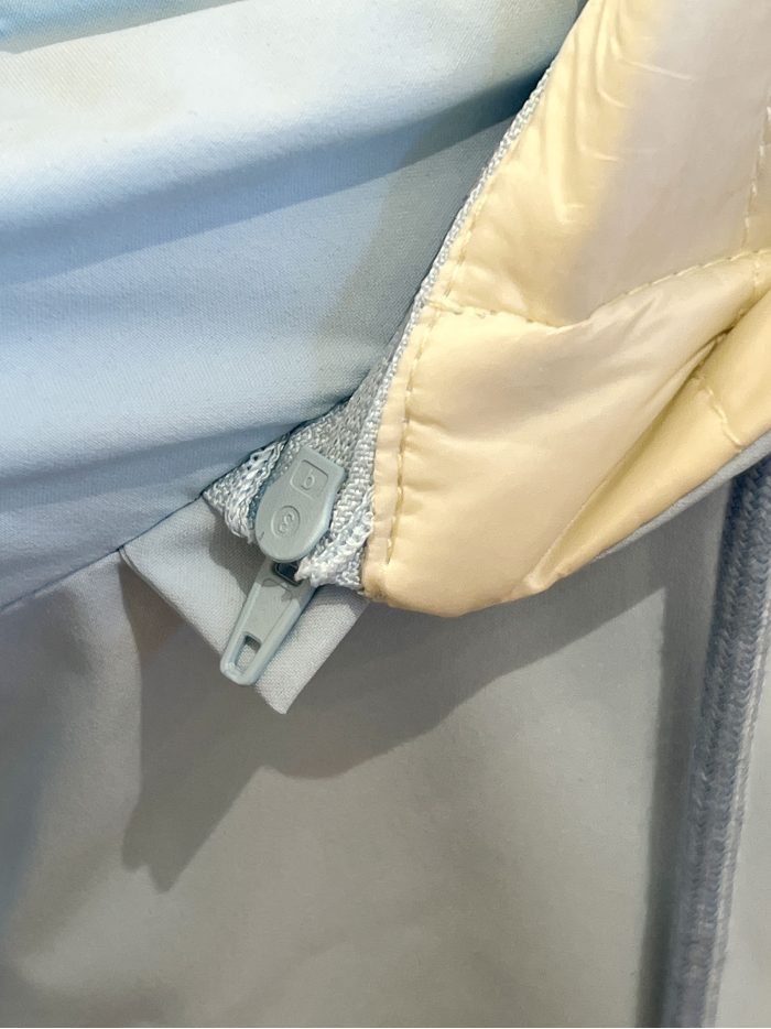 Giacca trapuntata reversibile con cappuccio