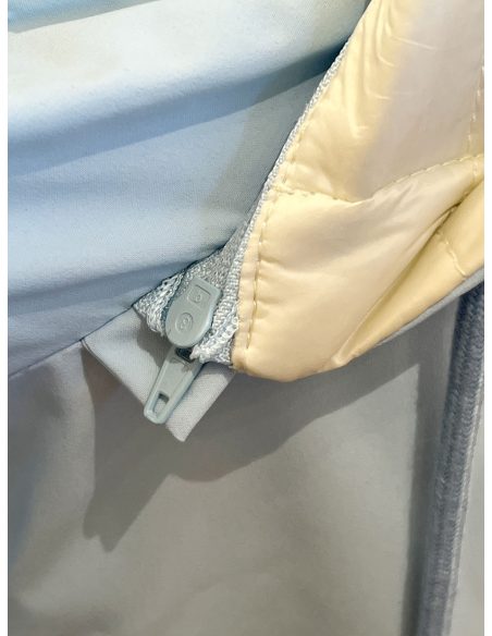 Giacca trapuntata reversibile con cappuccio