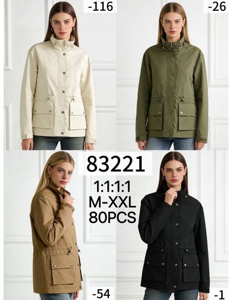 Parka cintura ajustável