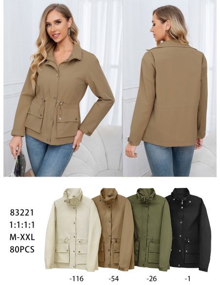 Parka cintura ajustável