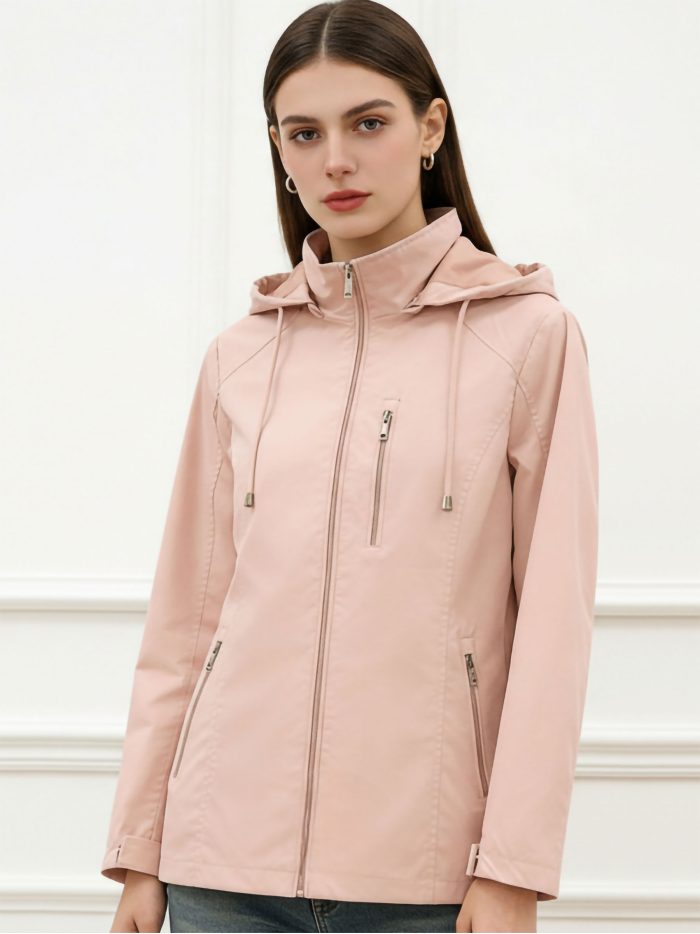 Parka capucha y bolsillo