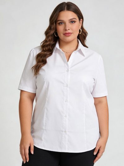 Camisa manga corta lycra talla grande