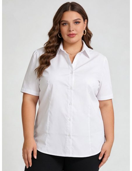 T-shirt à manches courtes en lycra grande taille