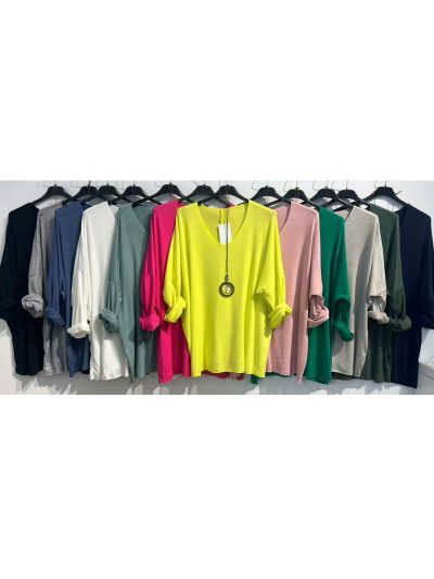 Jersey liso collar talla grande 2