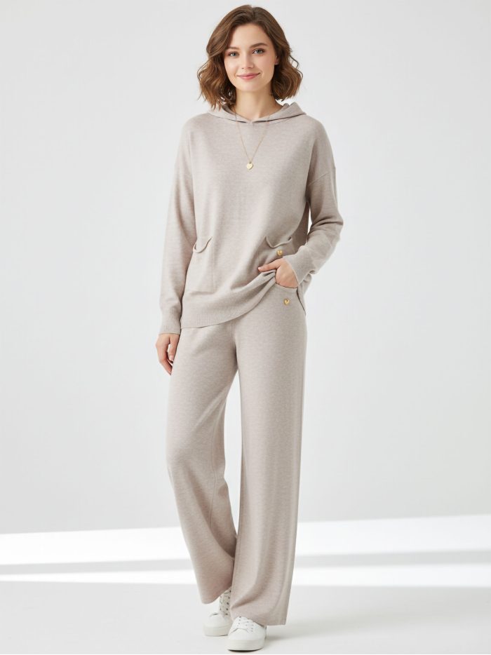 Conjunto Jersey amplio con capucha + Pantalón