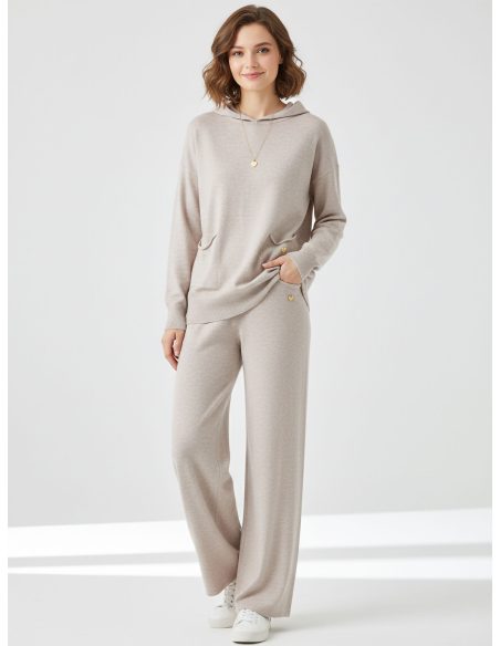 Conjunto Jersey amplio con capucha + Pantalón