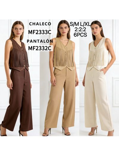 Pantalón palazzo efecto ante 2