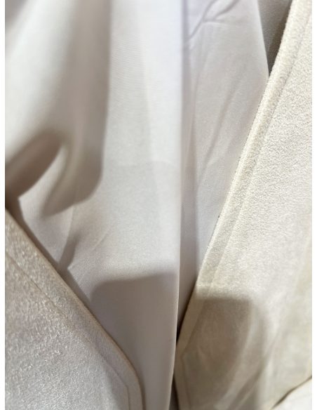 Suede-effect v-neck waistcoat