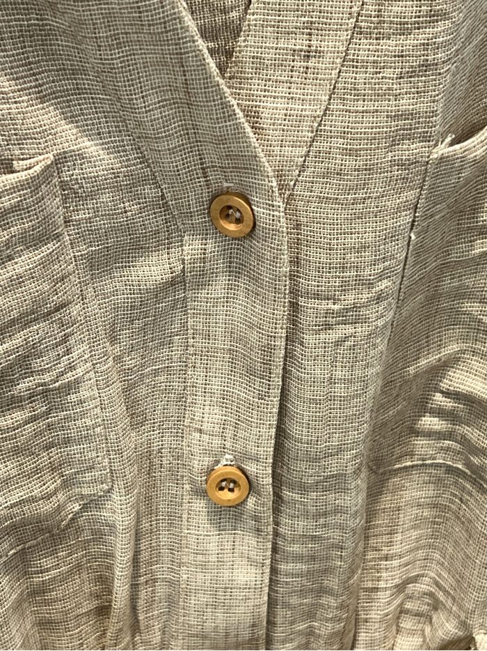 Midi shirt dress with belt