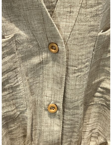 Midi shirt dress with belt