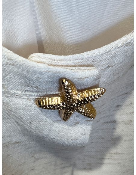 Chaleco lino botones decorativos