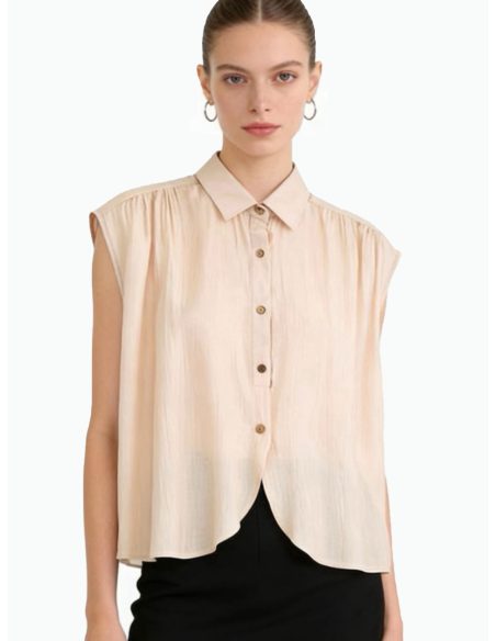 Camisa sin mangas talla grande