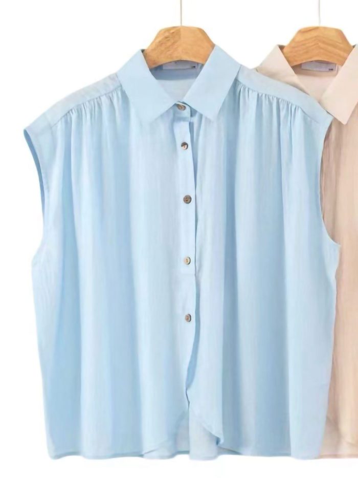 Camisa sin mangas talla grande