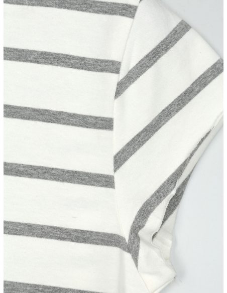 Maglietta girocollo a righe