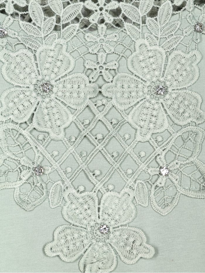 Maglietta in guipure