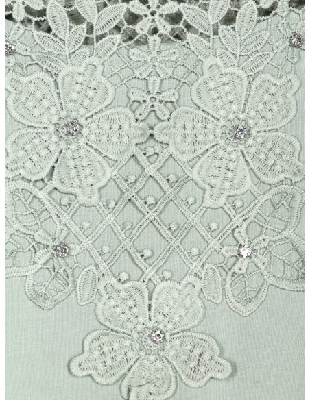 Maglietta in guipure