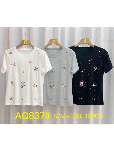 Camiseta florecitas bordadas 2