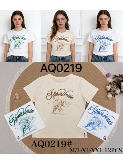 Camiseta estampado flores vintage 2