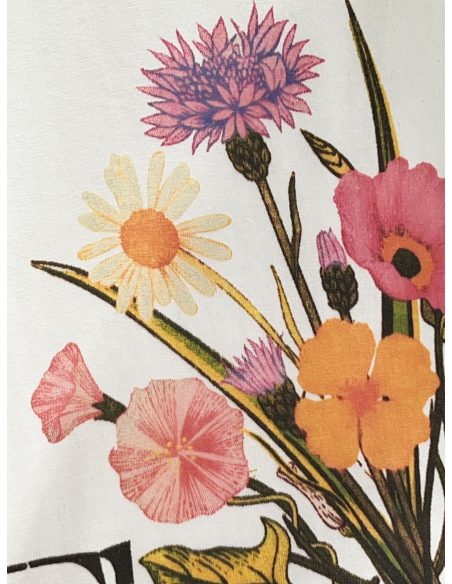 Camiseta estampado ramo floral