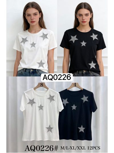 Camiseta apliques estrellas 2