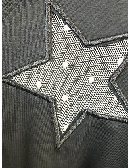 Camiseta apliques estrellas