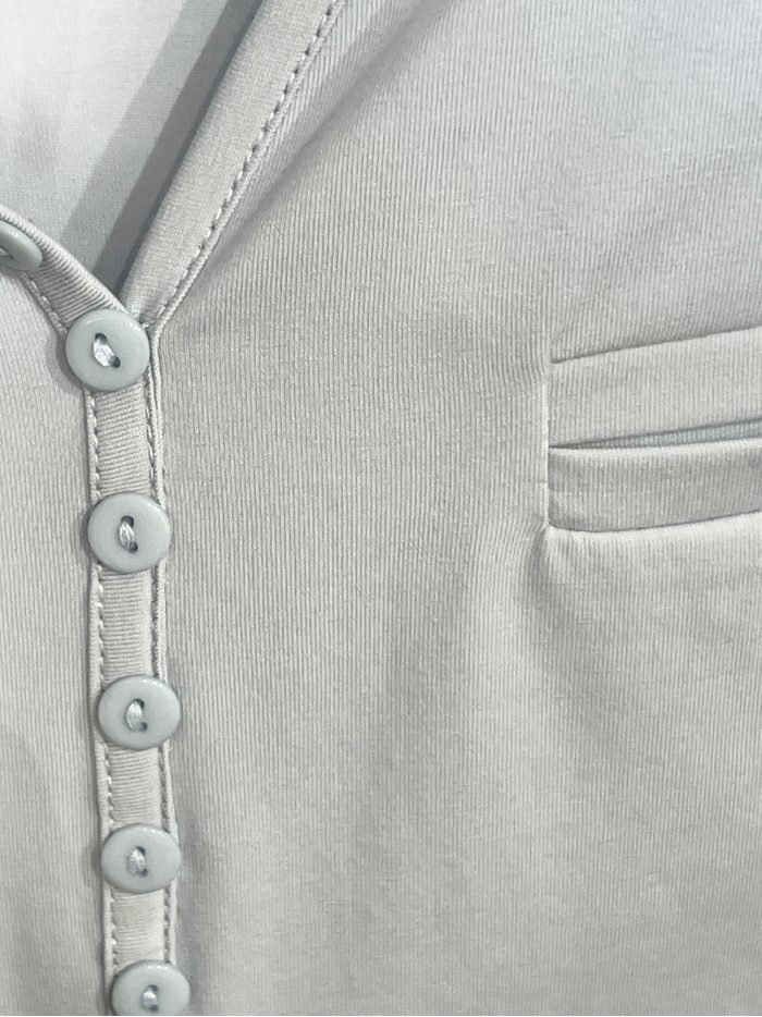 Camisa lisa de botões