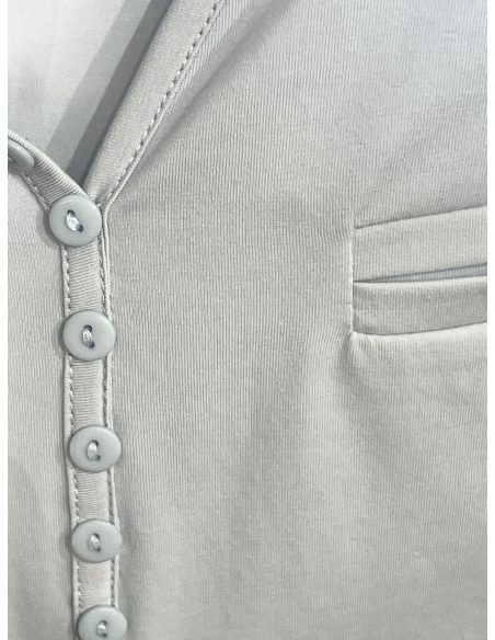 Camisa lisa de botões