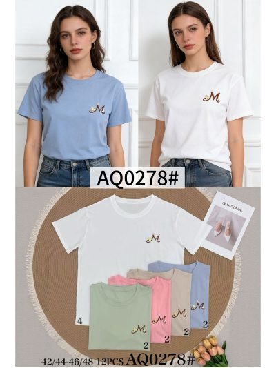 T-shirt oversize avec initiale « M » brodée 2